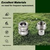 Raincovo Garden Hose Quick Connect, Stainless Steel Water Hose Fitting,