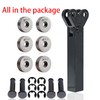JFSM 7pcs high-Strength Double-Wheel Lathe knurling Tools Diagonal Diagonal knurling