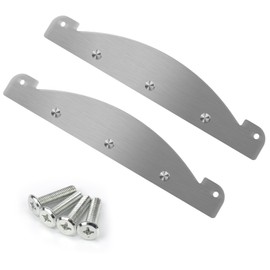 BABORUI 2PCS Heat Deflector Modification for Pit Boss Accessories, Heavy-Duty Steel Heat Deflector Mod for pitboss, Hot Air Gap Plate Increases Grate Temperature