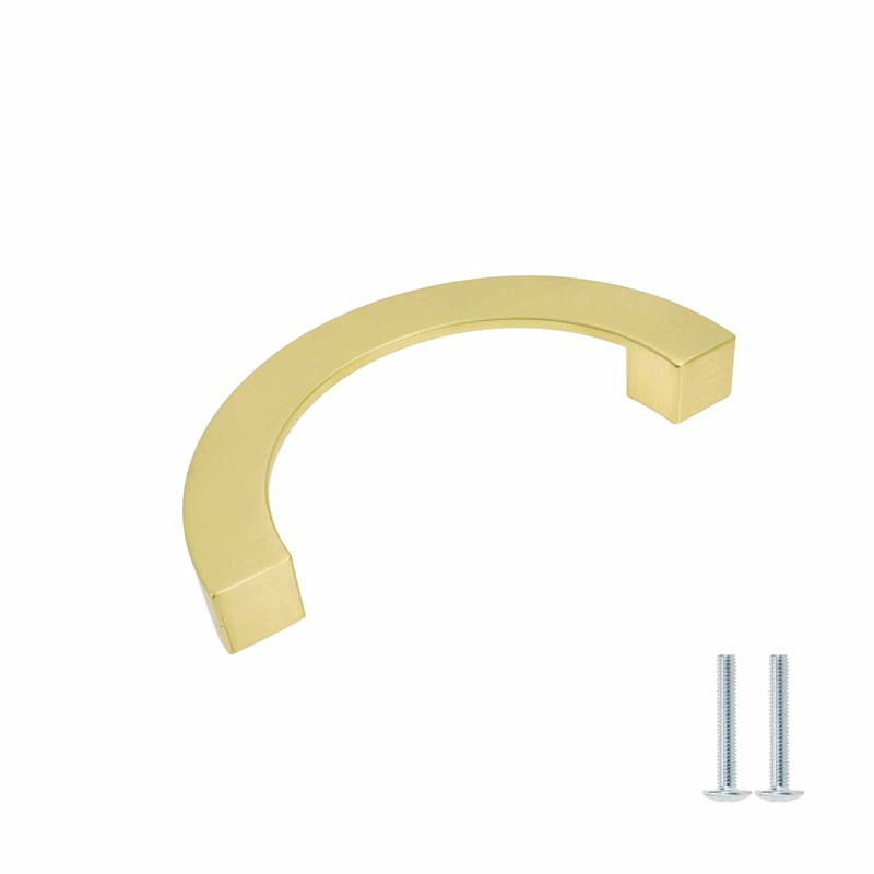 Mcredy Gold Half Moon Drawer Pulls Semicircle Drawer Pull 128mm/5