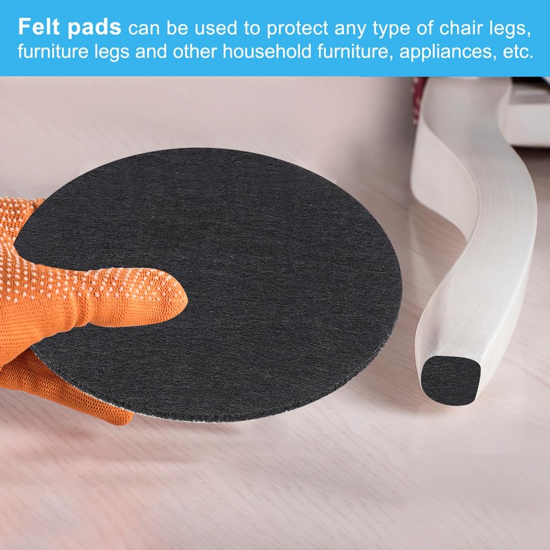 PATIKIL 7 Inch Diameter Lamp Base Felt, 10Pack 2mm Thickness