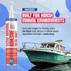 GH1200-5200 Marine Sealant White - 12.5 Oz Smoothly Dispenses Boat