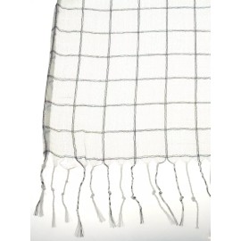 Pashmina White Scarf 27x68 Tassel Wrap Shawl Stole Light Birthday Christmas Gift