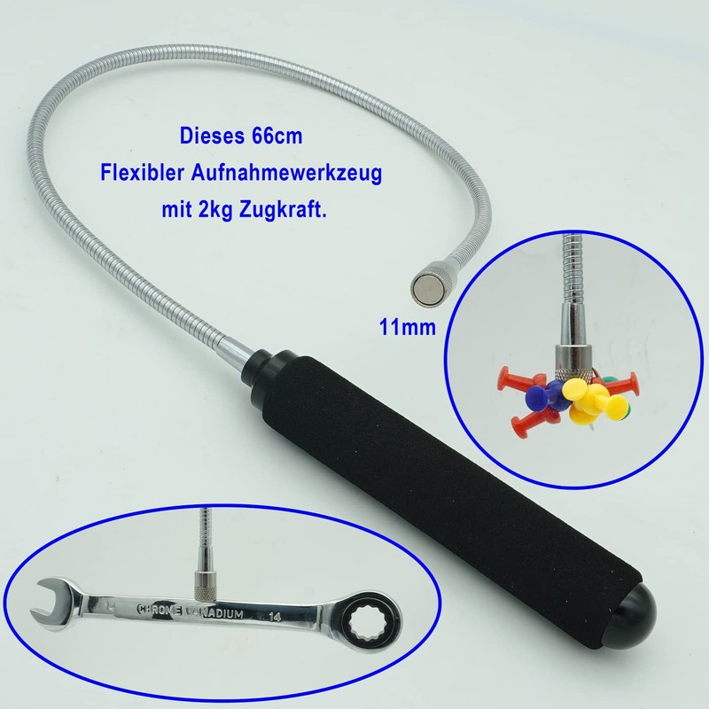 VASTOOLS Flexible Magnetic Lifter, Pack of 2, 1 kg and