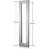 Ranbo Rectangle/Square 48" Length Back to Back Large Push Pull