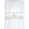 Andy&Helen 3 Piece Crib Bedding Set Embroidered Fitted Sheet with