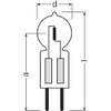 M74IR Halogen Capsule 50W GY6.35 Halostar 64440IRC Osram