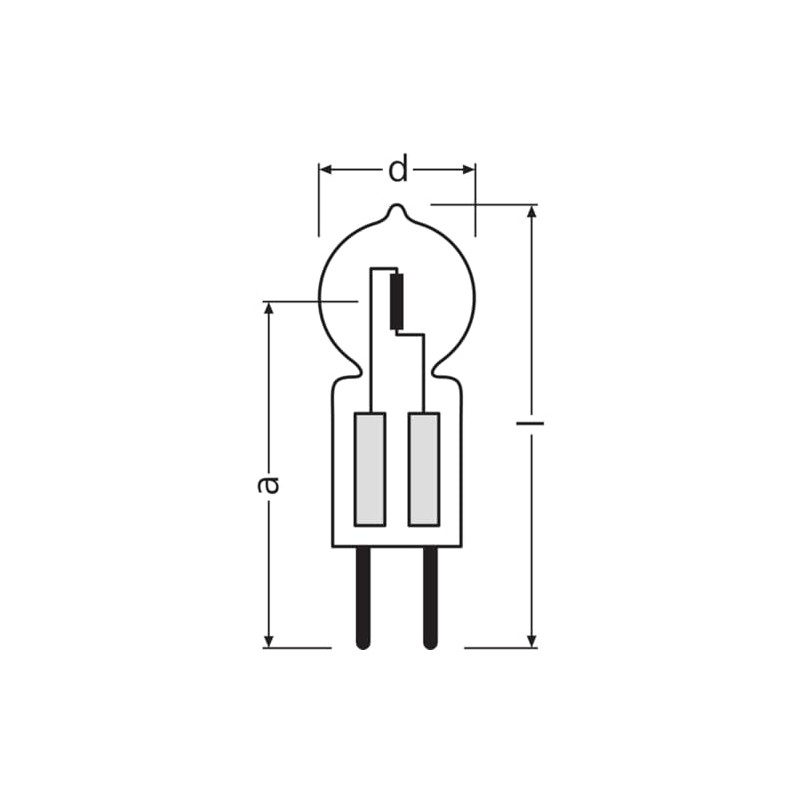 M74IR Halogen Capsule 50W GY6.35 Halostar 64440IRC Osram