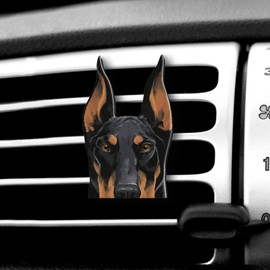 WIRESTER Fresh Scented Car Air Freshener Vent Clip, Decorative Accessories, Interior Decoration for Cars - Pug Puppy Dog