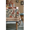 patdrea French Linen Pattern Tablecloth Soft Durable Floral Table Cloth