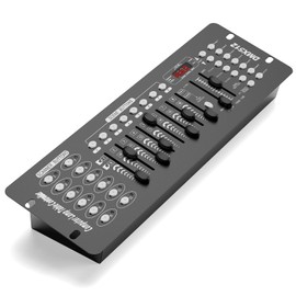 192 Channel DMX 512 Controller - Professional Stage Light Console with 3-Pin Cable, 240 Scenes & Easy Operation for DJs, Parties, Weddings, Festivals