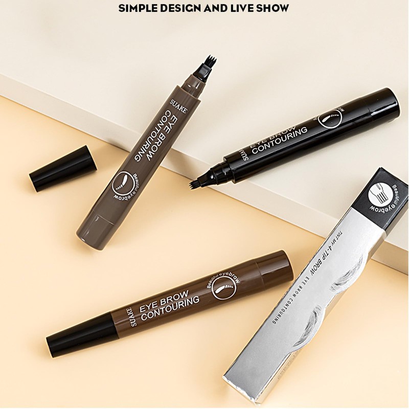 Eyebrow Pencil Eyebrow Pen, Tattoo Waterproof Microblading Brow Pencil Smudge-Proof