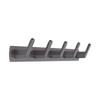 45cm Row Hook Wall Mount Aluminium Alloy Coat Towel Hook