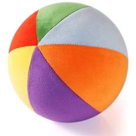 LINKBOY Colorful Soft Play Balls for Toddlers | Indoor Basketball Toy for Babies and Kids | Size 3