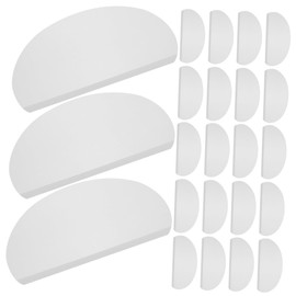 Baluue 50pcs Transparent Face Protectors Facial for Hairdressers Barber Salon Supplies Safe Haircut Face Reusable and Comfortable Design