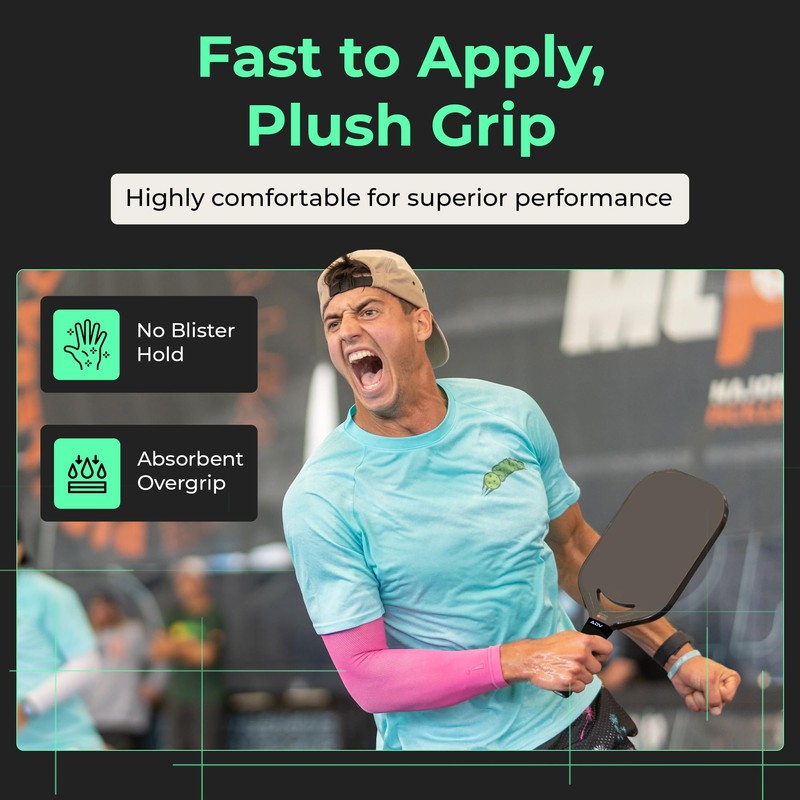 ADV Felttac Pickleball Grip Tape - Soft, Very Durable, Sweat