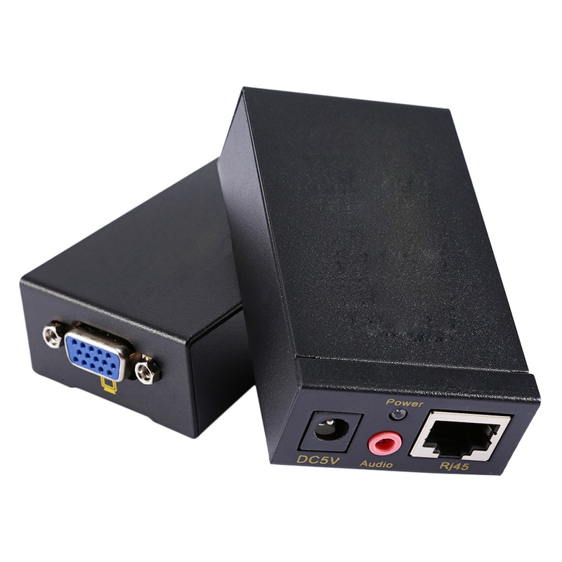 1080P 100M VGA SVGA Video Audio Extender Extension Over RJ45
