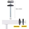 4 Pack Baby Gate Replacement Parts Threaded Spindle Rod 8MM(M8),