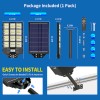 Solar Street Light Outdoor High Output LED Large Battery 20000mAh