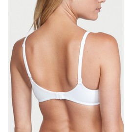 Victoria's Secret Everyday Comfort T Shirt Demi Bra, Lace, Bras for Women, Body by Victoria Collection, White (32A)