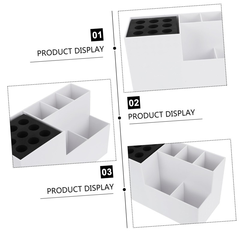 Baluue Hair Styling Tools Storage Box 10-Piece Scissors Holder for