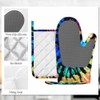 Mxocom Tie Dye Heat-Resistant Oven Mitts and Pot Holder Hand