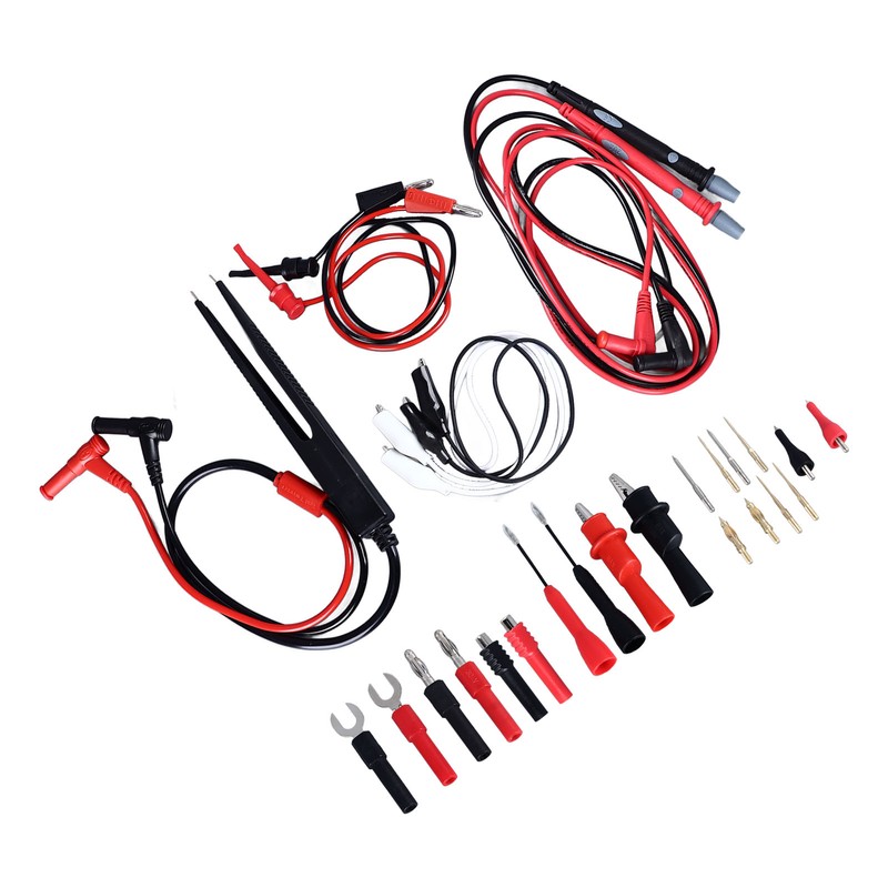 27Pcs Multimeter Test Set Electrical Hook Probes Multifunctional Replaceable Kit