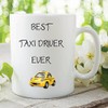 Funny Novelty Mugs Best Taxi Driver Ever Work Coffee Cup