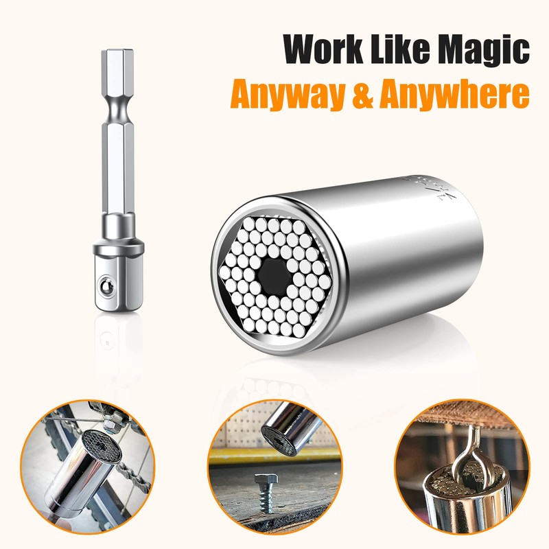 Super Universal Socket Tools Gifts for Men,KUSONKEY Christmas Gifts Stocking