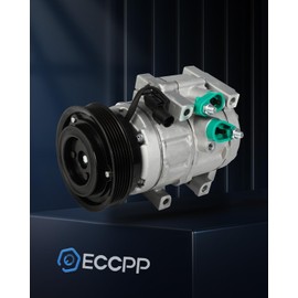 ECCPP AC Compressor Fast Cooling 2007 2008 2009 2010 Fit for Hyundai Entourage 3.8L Air Conditioning Compressor 6 Grooves HS20