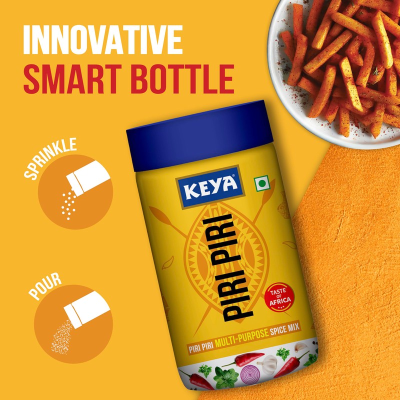 Keya Piri Piri Seasoning 90 grams - Vegetarian, India -