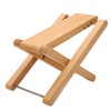Guitar Foot Rest Adjustable Height 4 Position Foldable Solid Wood
