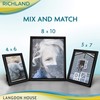 Langdon House 8x10 Picture Frames Set (Black, 6 Pack) Distinguished
