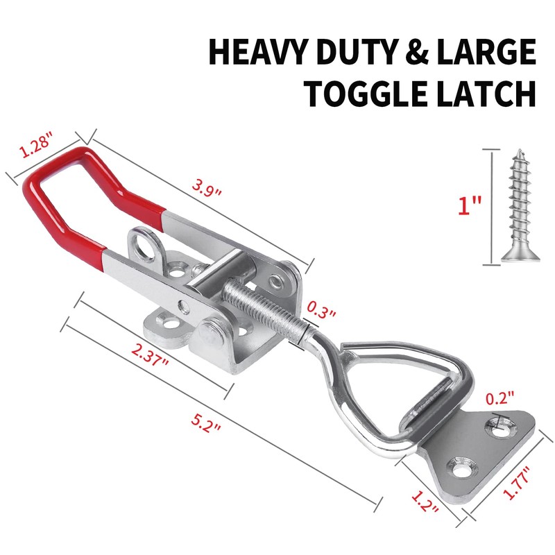 Vicuna R Heavy Duty Toggle Latch Clamp 4003, Large Adjustable