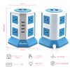 Micshion Power Strip Tower Outlet 2 Bipolar Switches AC 8