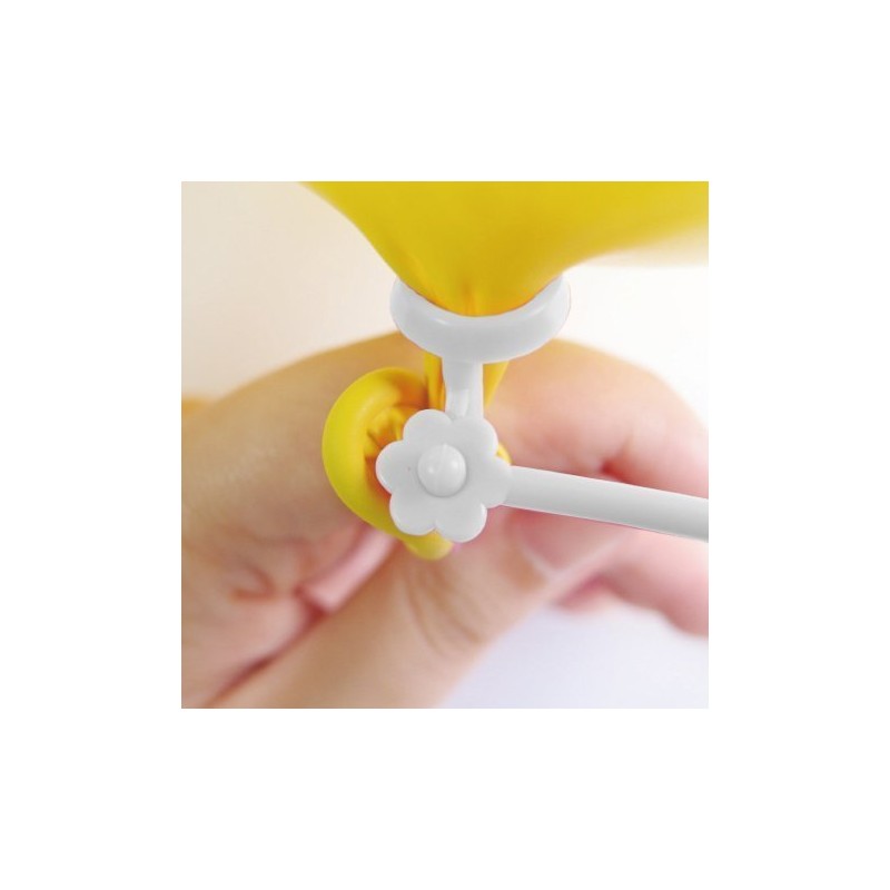 くるんぱち　白（ふうせん用プラスチック棒）