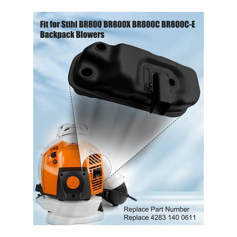 Blower Muffler Fit for Stihl BR800 BR800X BR800C BR800C-E Backpack