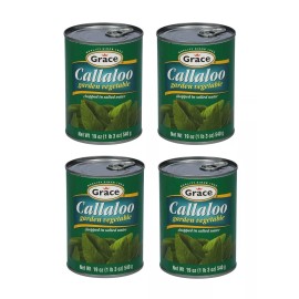Grace Callaloo in Salt Water Caribbean Leafy Green Vegetable - 4 Pack, 19 oz