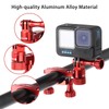 HSU Aluminum Bicycle Handlebar Mount Compatible for Gopro Hero 13/12/11/10/9/8/7/6/5/4/3