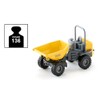 Siku 3509, Wacker Neuson DW60 Dumper, 1:50, Metal/Plastic, Yellow/Grey, Tilting
