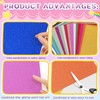 A4 Glitter Card 20 Sheets 20 Assorted Colours Abrasion Resistant