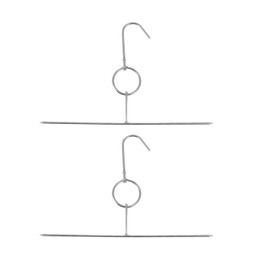 OSALADI 2pcs Meat Hooks Stainless Steel Butcher Hooks Meat Processing Butcher Hook for Meat Processing Hanging Beef Silver Size