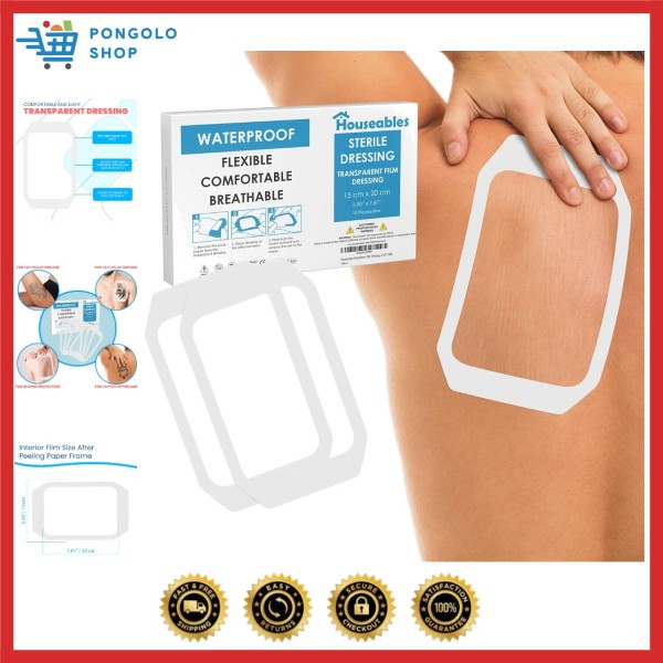 Unbranded Waterproof Bandages, Transparent Film Dressing, Waterproof Bandages Post Surg...