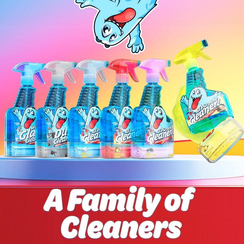 Gunk Getter Spray Bottle with Microfiber Cap 16oz All Purpose