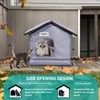 Tailtastic Weatherproof & Insulated Outdoor Cat House -Easy Assembly, Raised
