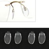 Eyeglass Nose Pads 2Pairs Anti-Slip Soft Silicone Glasses Nose Pieces
