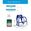 YXQSED Clear Backpack Stadium Approved - Clear Mini Backpack 12x12x6
