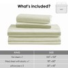 ClevaHome Classic Stripe Sheet Set - 4 Pieces Super Soft