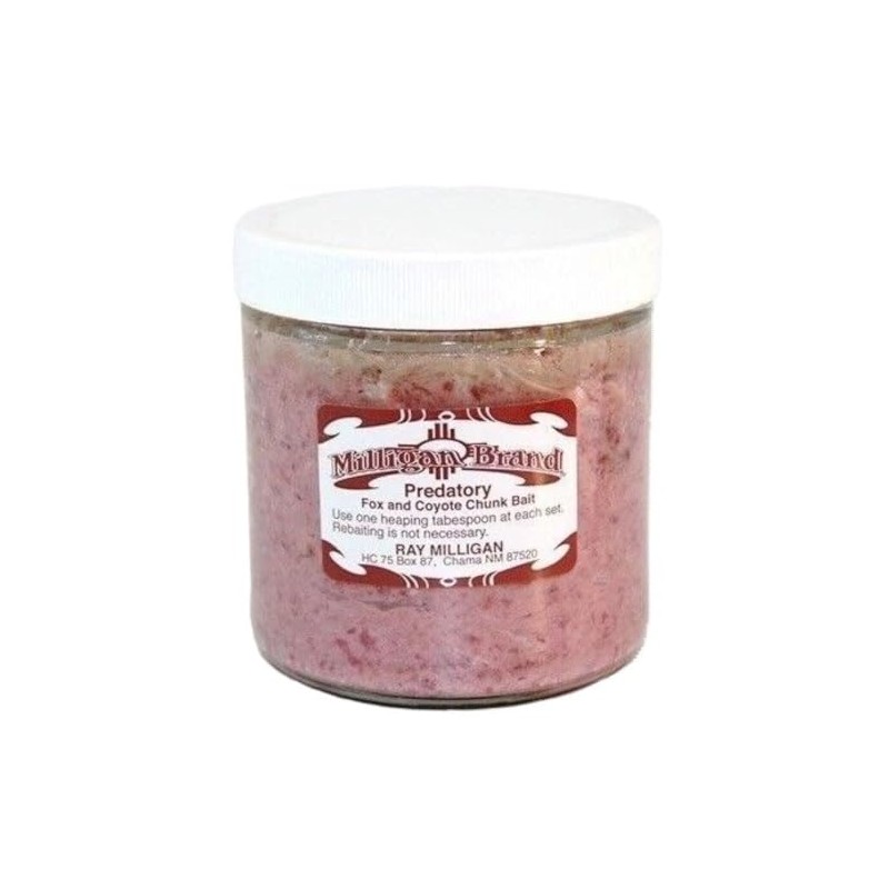 Milligan Brand Predatory Fox and Coyote Chunk Bait 16 Ounces