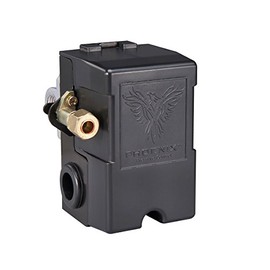 Phoenix 69MB6LY2C 70/100 PSI 4-Port Air Compressor Switch w/ Unloader Valve & Auto/Off (Furnas type)